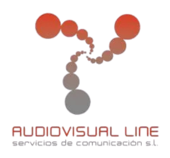 Audiovisual line logo